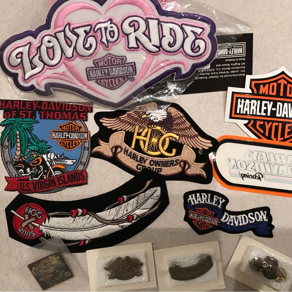 Harley-Davidson Patch & Pin Collection